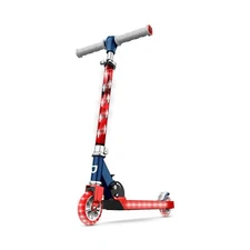 Jetson Marvel Spider-Man 2-Wheel Light-Up Kids Kick Scooter, LED Lights on Handl