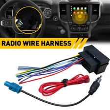 Radio Stereo Wire Harness Cable Adapter Fit 2013 -2019 Dodge RAM 1500 2500 3500