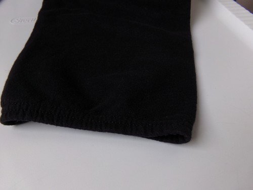 VTG HANES Sweatpants Medium 8 Boys y2k 90s Relaxed Wide Leg Black Classic - Picture 11 of 11
