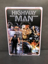 Custom RETRO 3 3/4 packaged THE HIGHWAYMAN 1987  (Sam J. Jones AS "HIGHWAY")
