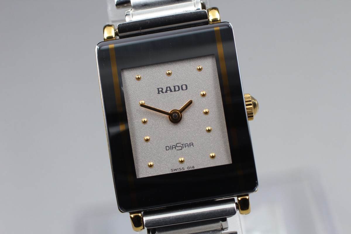 稼働】 RADO DIASTAR 153.0283.3N スクエア 腕時計