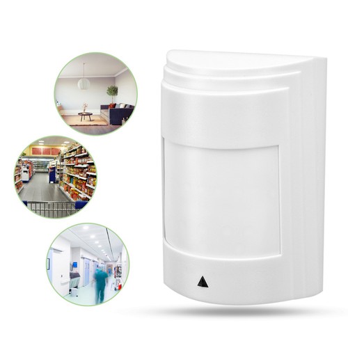 Sensor de movimiento infrarrojo pasivo con cable Detector PIR doble alarma de advertencia ajuste seguro - Imagen 4 de 8