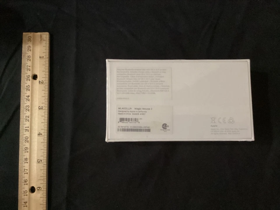 Apple Magic Mouse 2 Wireless Mouse - White (MLA02LL/A1657)  New in Sealed Box - Image 2 of 3