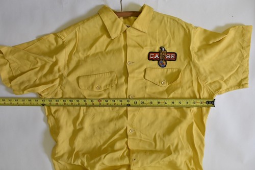 Antigua Camisa Original JI Estuche Distribuidor Uniforme Antiguo Abe Eagle Raro Tractor Letrero IN - Imagen 4 de 18