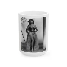 Dorothy Malone #04 (Vintage Female Icon) White Coffee Mug