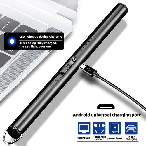 Electric Lighter USB Rechargeable Dual Arc Flameless Windproof Electric Plasma - Picture 5 of 48