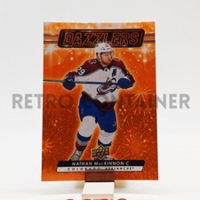 UPPER DECK 2023-24 NHL HOCKEY SERIES 2 - Orange Dazzlers DZ-87 Nathan MacKinnon
