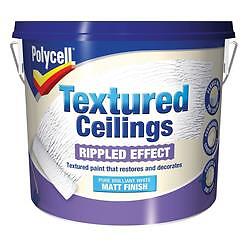 POLYCELL TEXT CEILINGS RIPPLE EFFECT MATT 5L