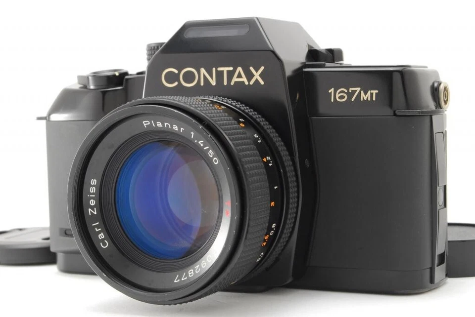 PROBADA [CASI COMO NUEVA] CONTAX 167MT 35mm Película Carl Zeiss Planar 50mm F1.4 MMJ JAPÓN Foto 2 de 4