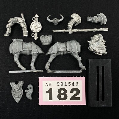 MOUNTED CHAOS KNIGHT STANDARD COMMAND WARHAMMER FANTASY SLAVES TO DARKNESS