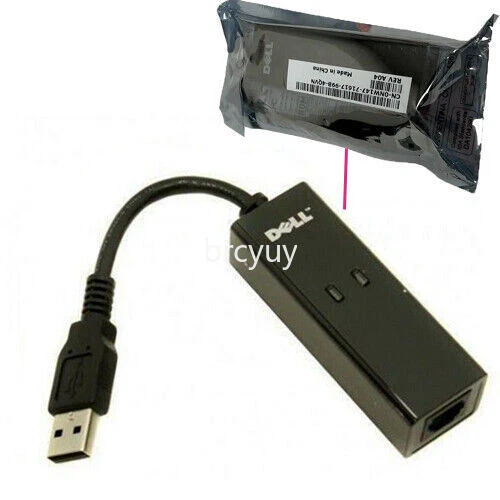 RD02-D400 Dell USB External 56K Cat Modem Fax Narrowband Windows 7 8 10 XP Vista