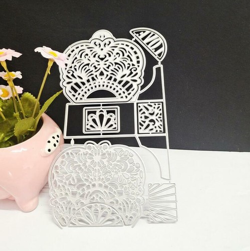 Gift Box Metal Cutting Dies Candy Bag Scrapbooking Embossing Stencils DIY Card F - Picture 3 of 10