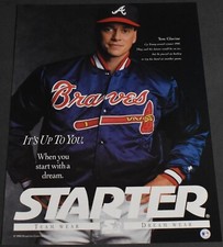1993 Print Ad Starter Atlanta Braves Baseball Tom Glavine Team Dream Wear MLB