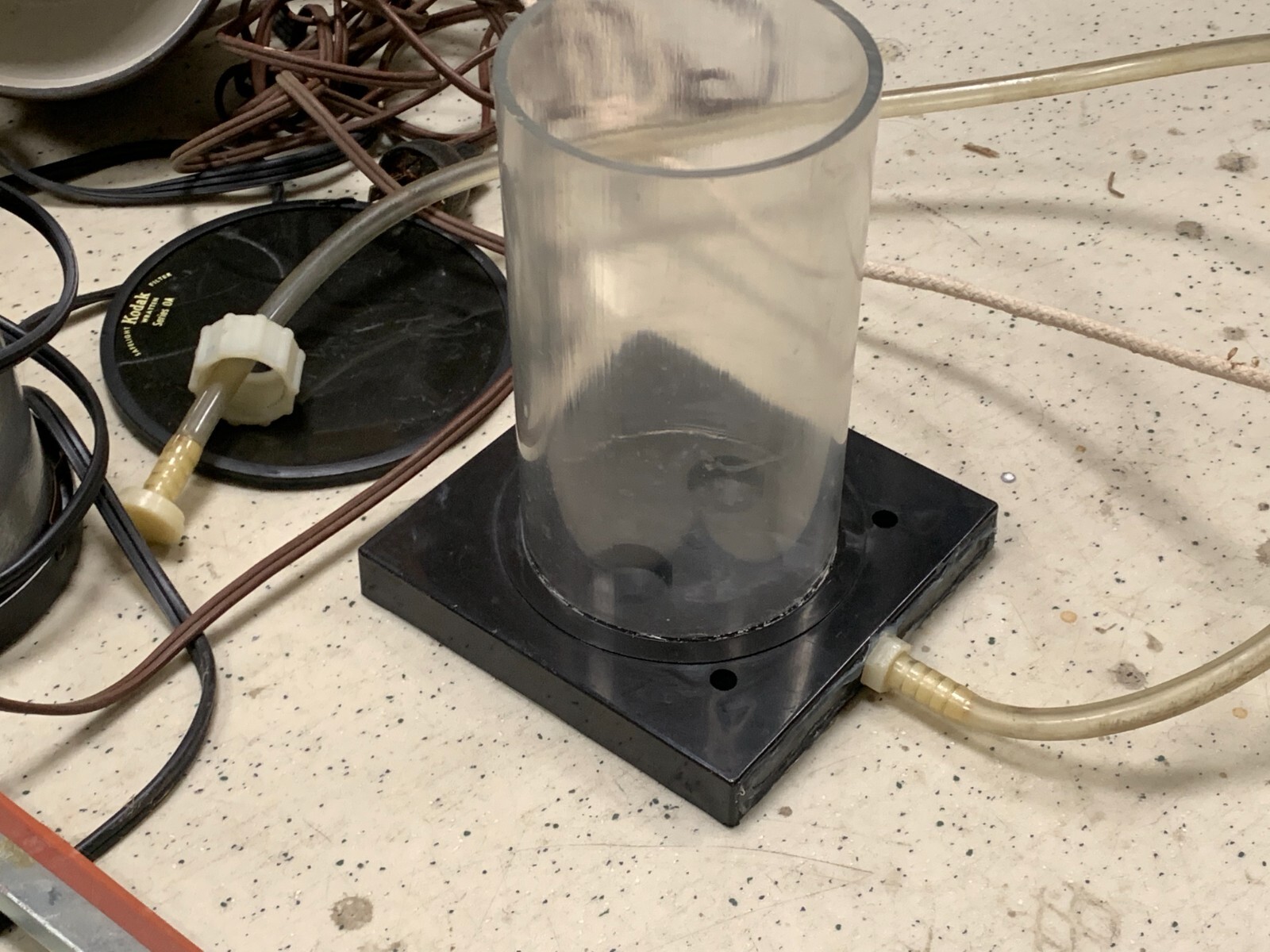 Lot of Darkroom Equipment, Film Tanks, Safe Lights, Timer, Contact