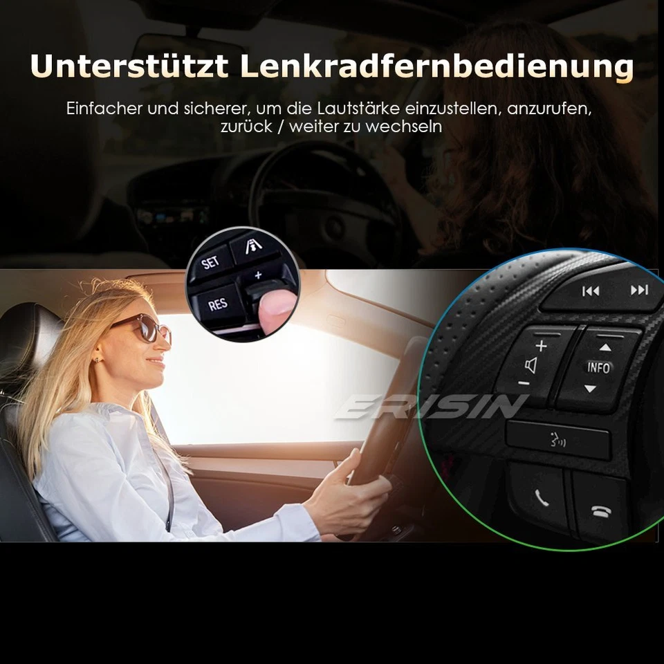 8-Kern Android 13 Autoradio GPS Für VW Golf Passat Caddy Tiguan Jetta Seat Leon - Bild 4 von 4