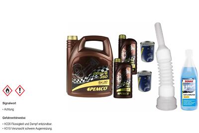 7L PEMCO Motoröl iDRIVE 350 5W-30 API SN/CF inkl. Additiv Auslaufschlauch