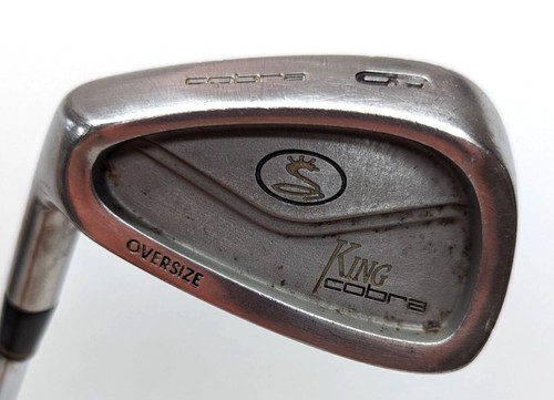 LH Cobra King Oversize 9 Eisen Stahl Golfschläger Stiff Flex Linkshänder