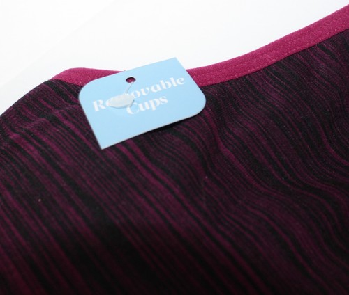 NEW JOCKEY seamfree sporties RACERBACK crop top modern fit DARK PINK 2135 - Picture 2 of 5