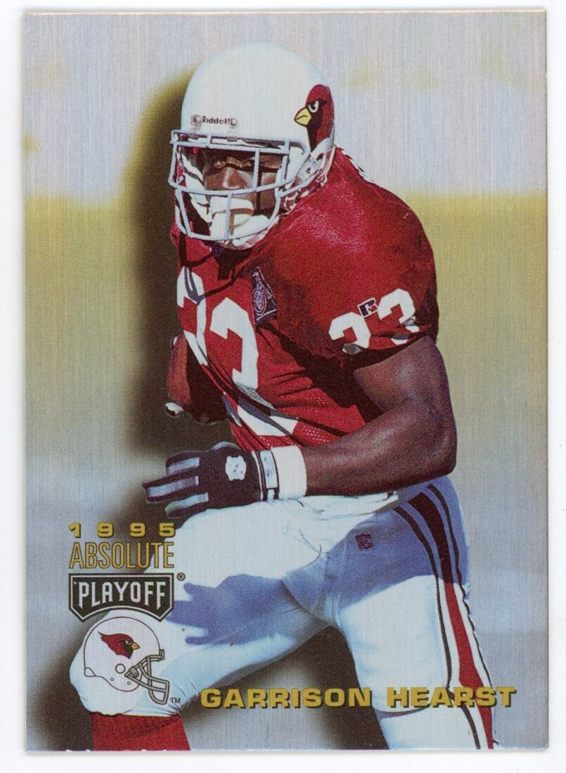 Garrison Hearst #118 Football Cards 1995 Playoff Absolute trading card — raw and PSA graded price guide