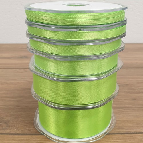 250 OPTIONS Beautiful Double Sided Satin Ribbon 3mm-50mm Wide Plain Cut Per 1M - Picture 16 of 39