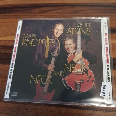 CHET ATKINS / MARK KNOPFLER neck and neck EX/EX (CD Album, Country, Columbia)