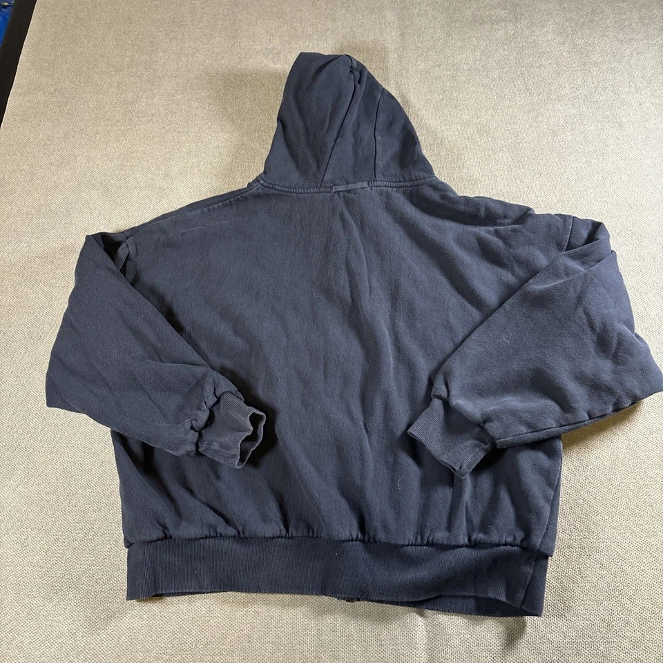 Vintage Dickies Thermal Lined Hoodie Jacket Workwear XXL Blue Heavyweight - Image 4 of 4