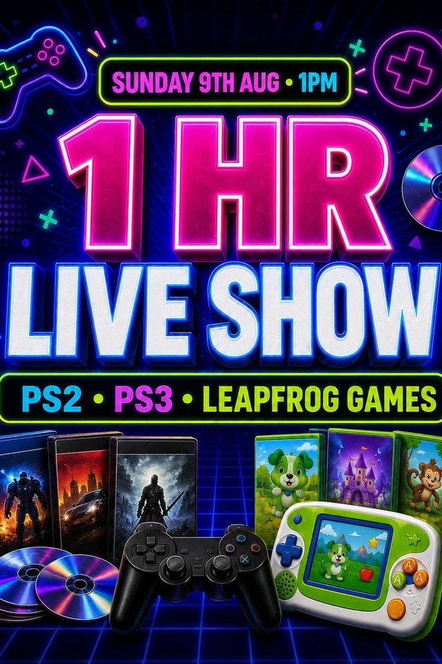 🔥🔥Gaming Bundles PS2 PS3 Leapfrog Fast Show🔥🔥