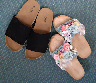 2 Paar Damen Sandalen / Schuhe, Day Vine Dame Rose 38