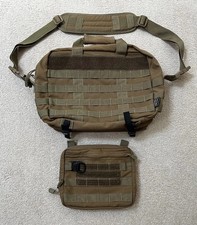 Tactical Baby Gear TBG Diaper Bag Lot Coyote Brown Shoulder Strap GUC
