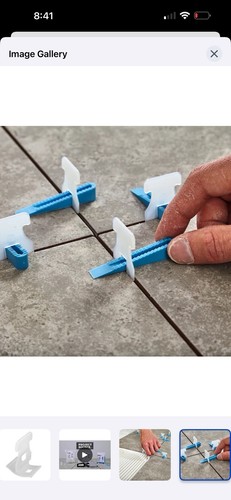 Project Source Fliesen Nivelliersystem gebogen A 100 Clips 1er Pack - Bild 4 von 6