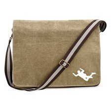 Umhängetasche Skydiving Silhouette Geschenkidee Skydiving Geschenk Präsent Mitbr