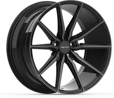 Alloy Wheels 18" Inovit Frixion 5 Black Polished Face For Seat Leon [Mk4] 20-24