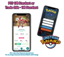 Shiny Crowned Shield Zamazenta lvl50 3moves P T C or Tr-de 1M-20k stardust