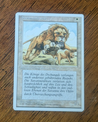 MTG Savannah Lions Alternate 4th Edition Regular Rare for sale