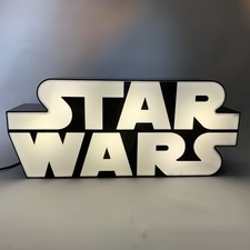 Disney Star Wars Paladone LED Light-Up Sign   Constant  Pulsing Glow Settings
