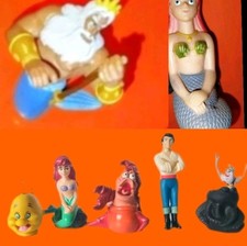 Lotto Pupazzi gomma La Sirenetta Disney Perlana N LEDRA Ledraplastic Rubbertoys