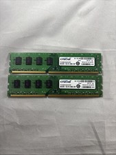 8GB 2x4GB DDR3 1333MHz PC3-10600 Desktop RAM Crucial Micron UDIMM 240-Pin