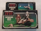 Speeder Bike 100% Complete W/Box Star Wars ROTJ Kenner 1983 Vehicle