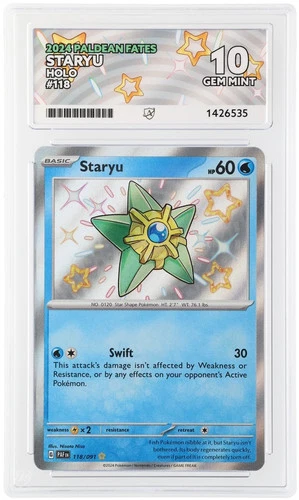 Staryu 118/091 ACE graded card
