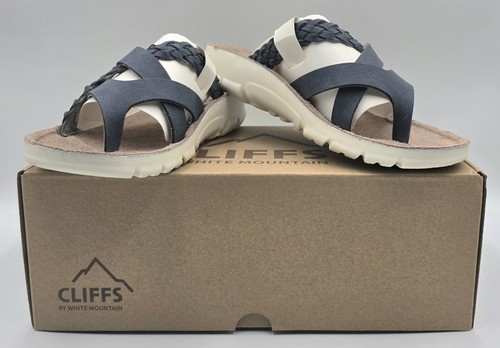 NIB Cliffs by White Mountain Bongo Flat Sandals Women’s Size 9 