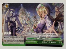 Weiss Schwarz MIRACLE SNOW NIK/S117-E055 CR GODDESS OF VICTORY: NIKKE NM