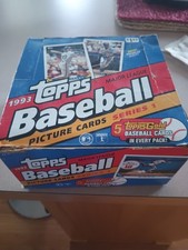 1993 Topps Jumbo Baseball Box Series 1 RARE 120 GOLDS 5 per Pack 24 Sealed Pack
