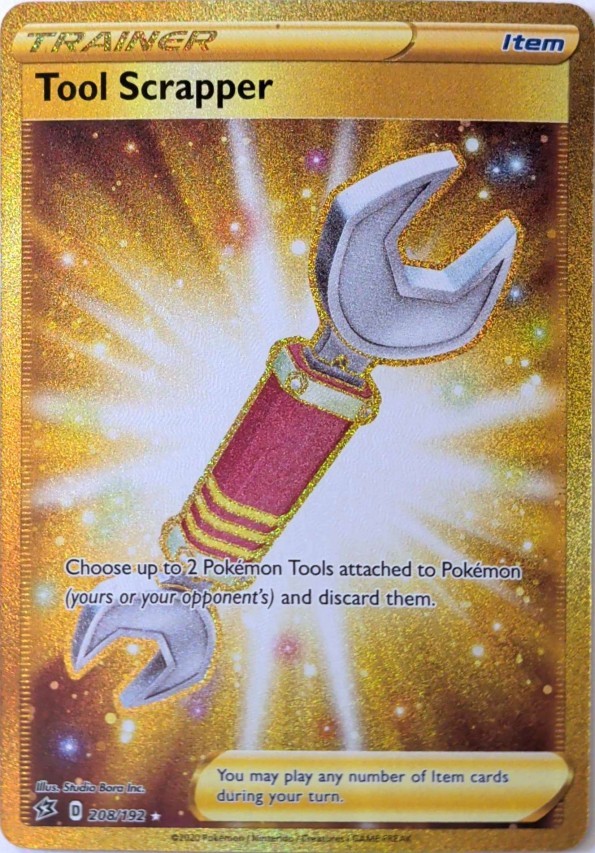 Tool Scrapper 208/192 SEC Rebel Clash Pokemon Holo LP