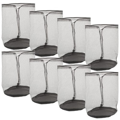 8 Pcs Netzbeutel Klein Netztasche Mesh-Aufbewahrungsbeutel Mit Kordelzug