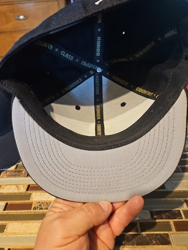 Baseballism Babe Ruth Hat Black White “3” Silhouette Fitted Size 7 3/8 Baseball - Picture 7 of 9