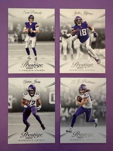 2024 Prestige Complete Team Set with Rookies Minnesota Vikings J.J. McCarthy RC