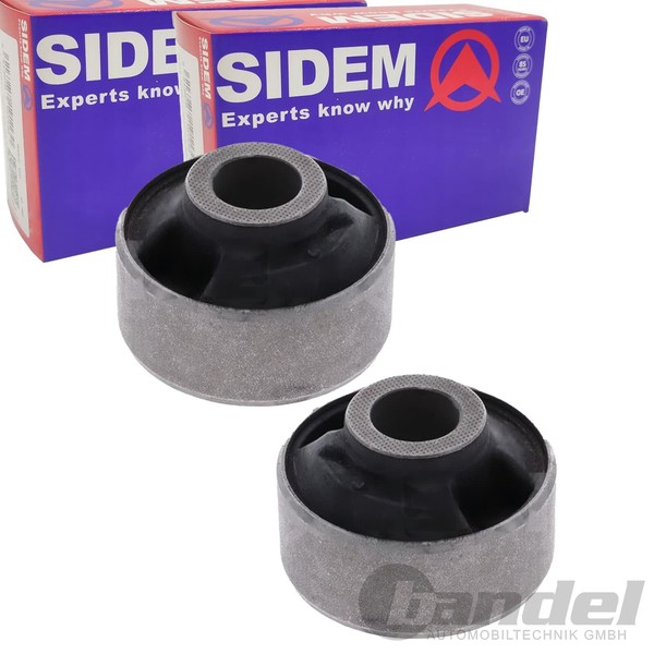 2X Sidem Querlenkerlager Buchsen Vorderachse Passend FüR Honda Jazz Links+Rechts-image
