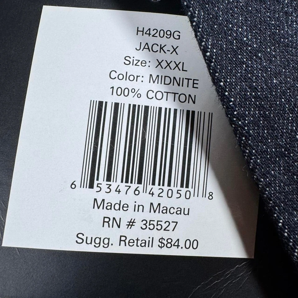 Chaqueta Jack De Colección Rara Marithé François Girbaud Abotonada Denim Cuello Marca Foto 4 de 4