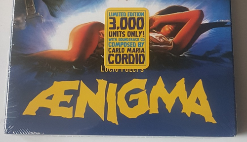 Aenigma Bluray Severin Films Limited Edition Slipcover OOP Soundtrack CD Lucio - Picture 9 of 9