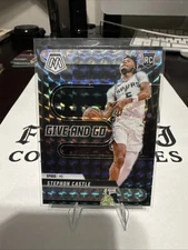 2024-25 Panini Mosaic Stephon Castle Gave and Go Mosaic Prizm Rookie Card #6 